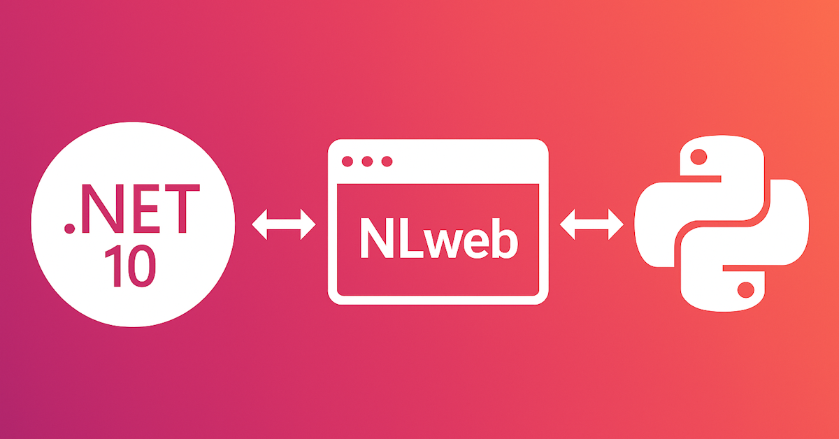 Build a Secure Streaming NLWeb Proxy with .NET 10 and Python