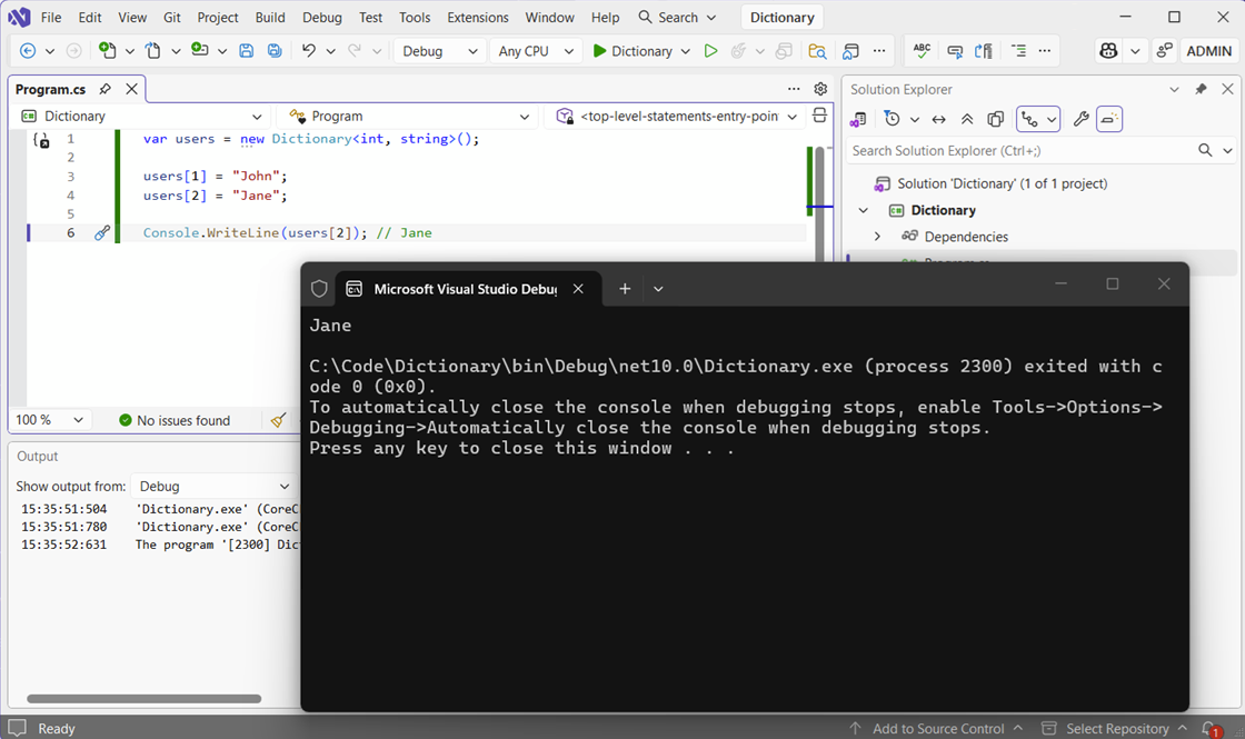C# Dictionary Explained: How Dictionary Works - John Russell's Dev Blog